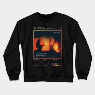 Japanese Breakfast - Soft Sounds from Another Planet Tracklist Album Crewneck Sweatshirt